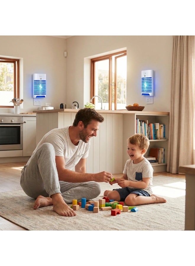 Bluejw Mosquito Killer Electronic Fly Zapper with UV Light Powerful Indoor Electric Mosquito Bug Zapper Insect Trap Lamp Mini Pest Repellent for Mosquito/Flies (4Pack) - Image 5